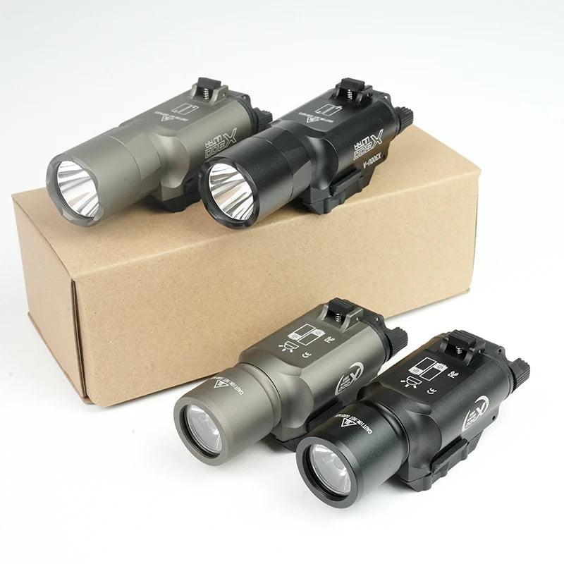 Tactical X300U Led Flashlight With Picatinny Rail Mount