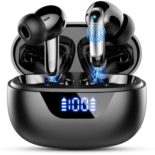 Jxrev Wireless Earbuds Bluetooth 5.3 ENC Mic 48H Battery