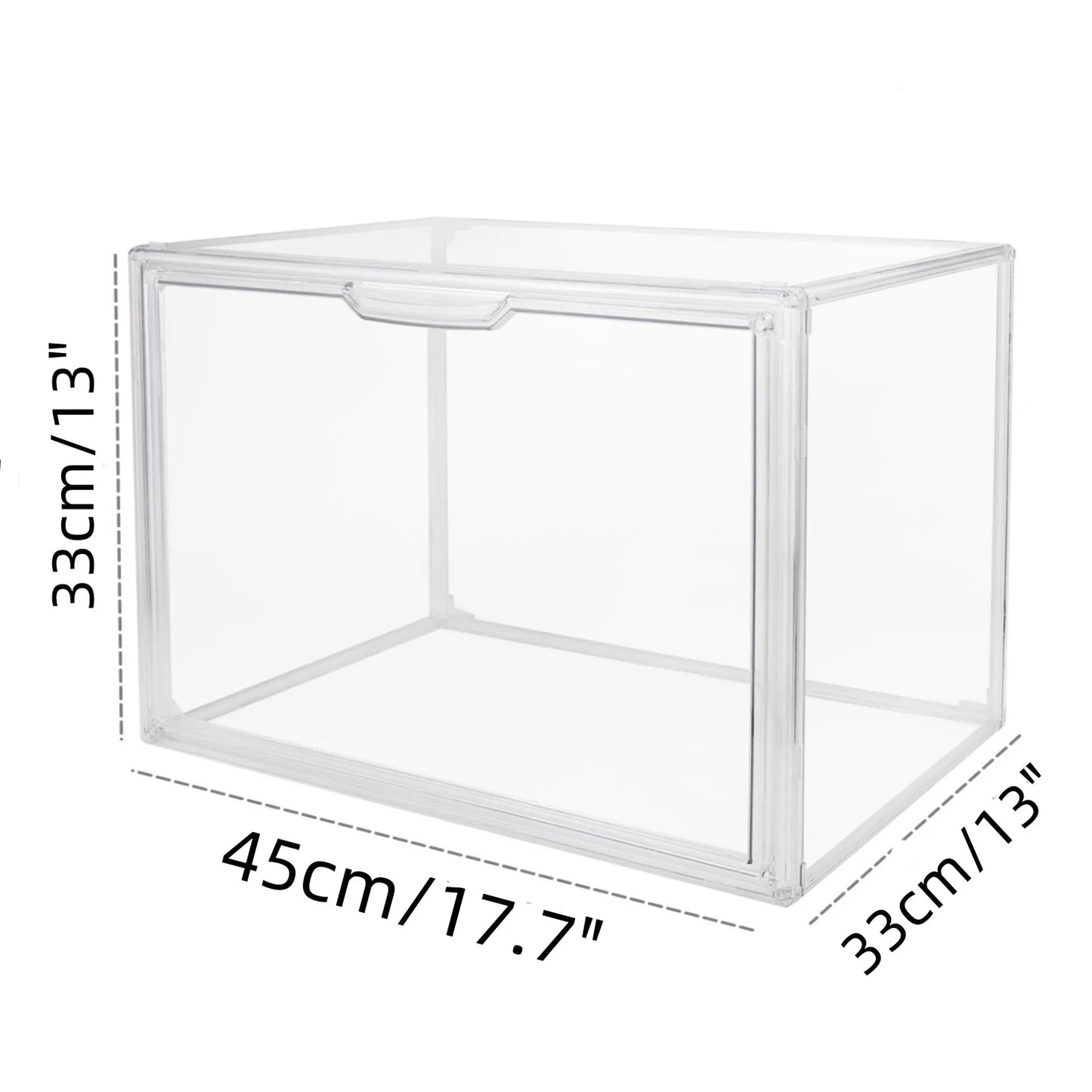 Acrylic Display Box Stackable Storage Organizer For Collectibles