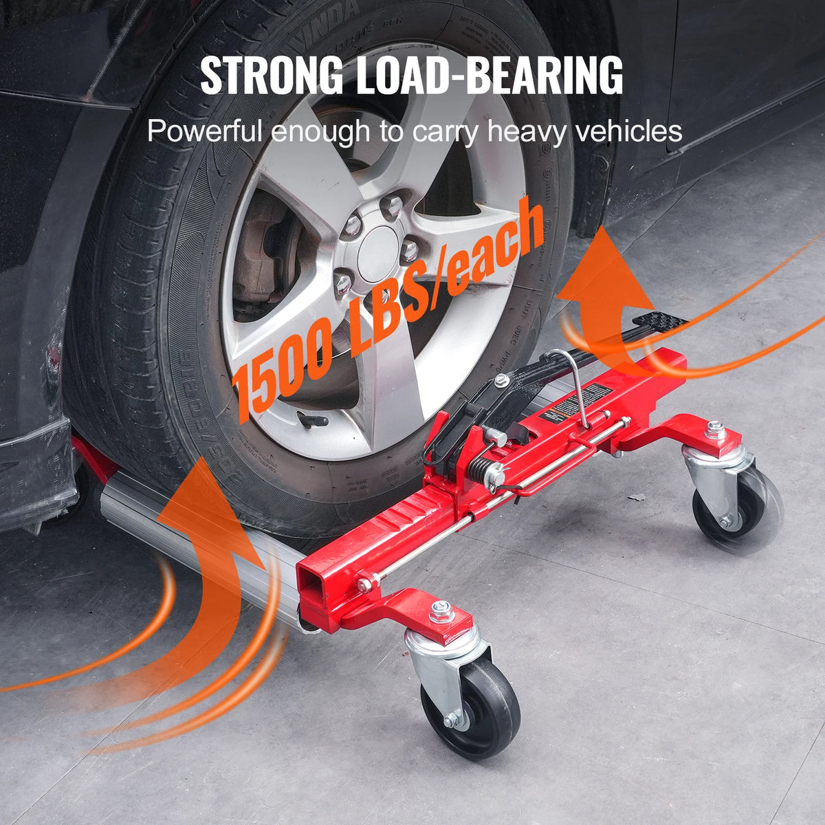 SucceBuy Heavy Duty Wheel Dolly For Vehicle Positioning Auto Repair