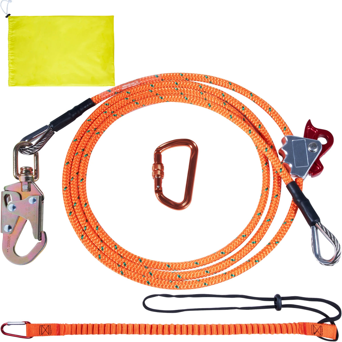 Stainless Steel Wire Core Tree Climbing Flip Line Kit