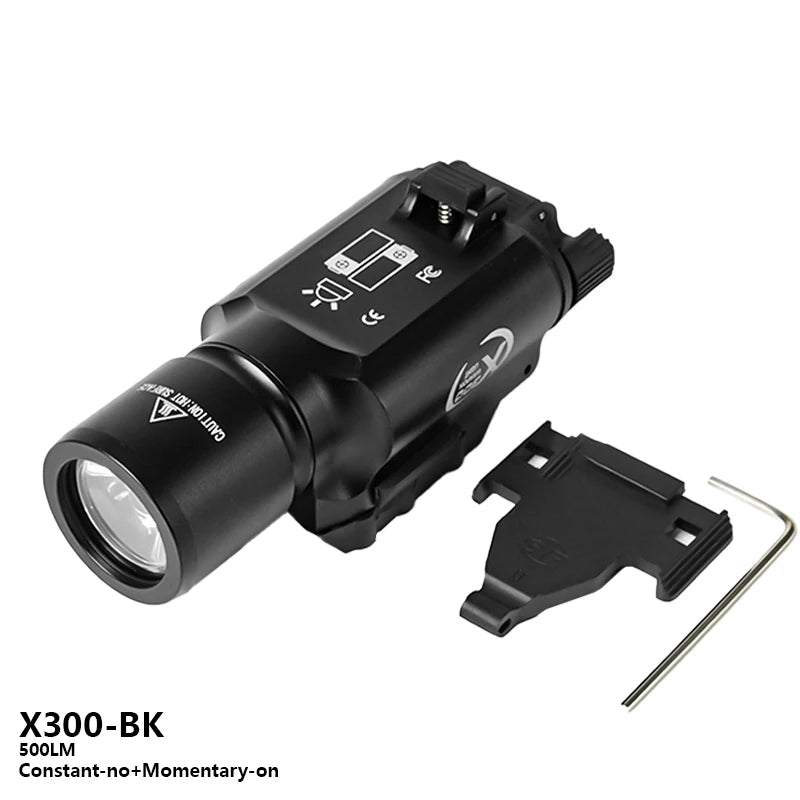 Tactical X300U Led Flashlight With Picatinny Rail Mount