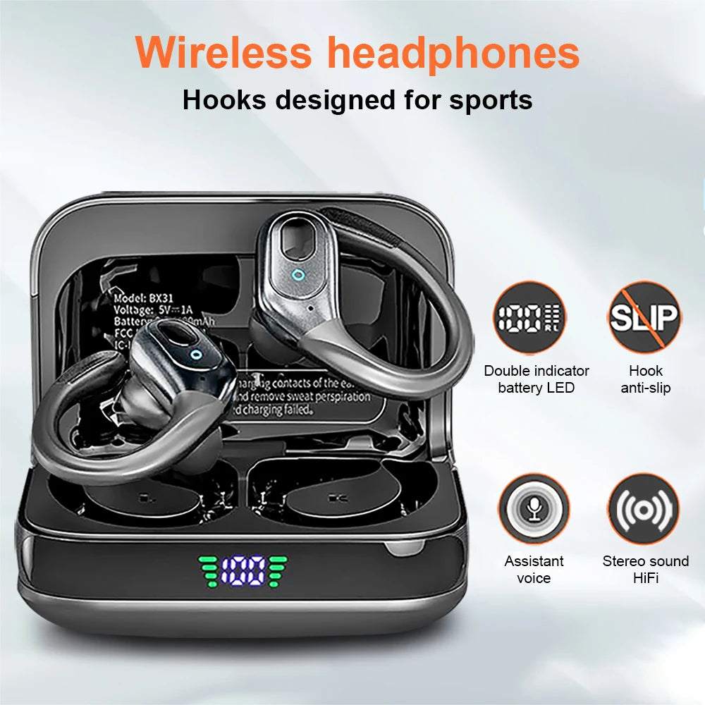 Greatwall TWS Wireless Bluetooth Earphones With Active Noise Cancellation