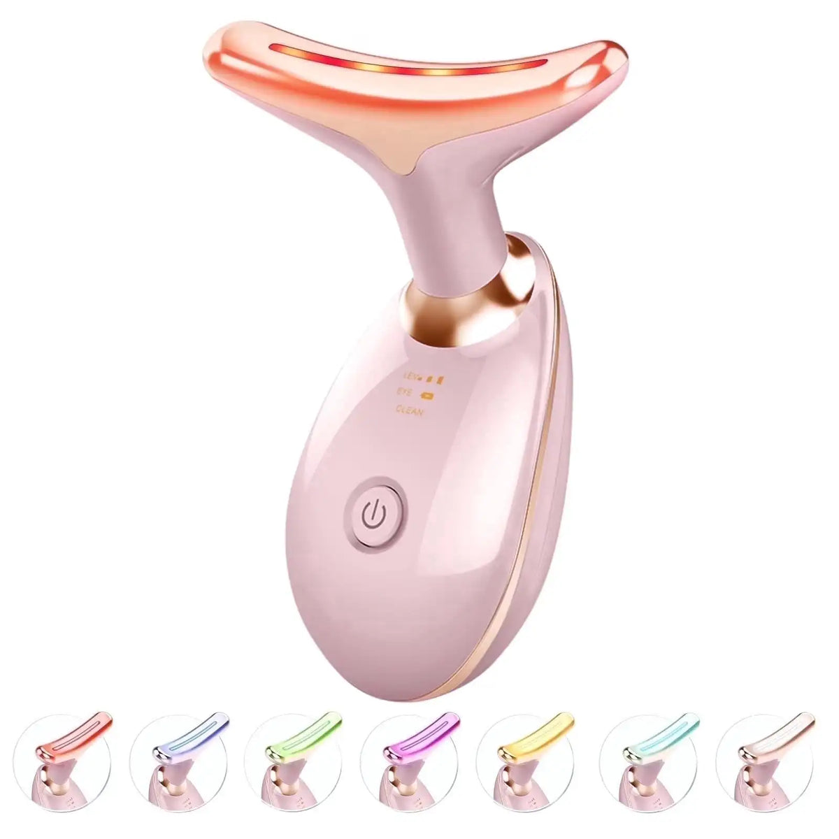 LED Face And Neck Massager For Home Skincare Device