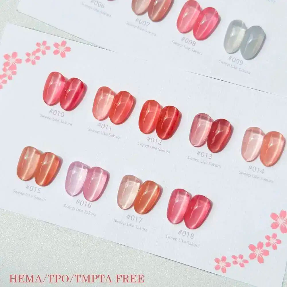 Semi Permanent Cat Eye Nail Gel Polish For LED Cure